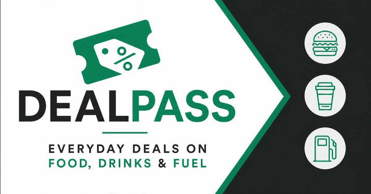 DealPass everyday deals on food, drinks and fuel